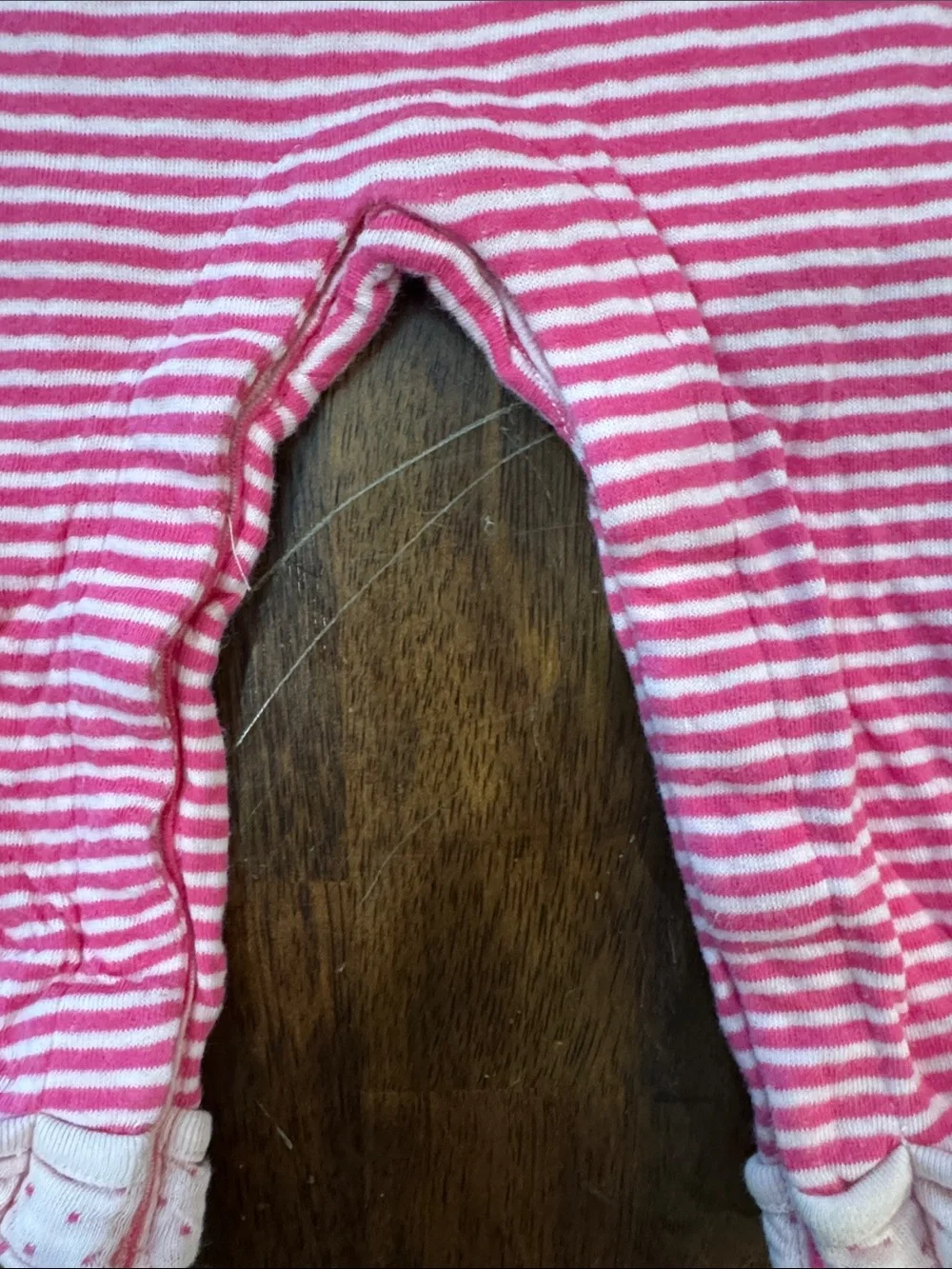 Gymboree Pink and White Striped One-Piece
